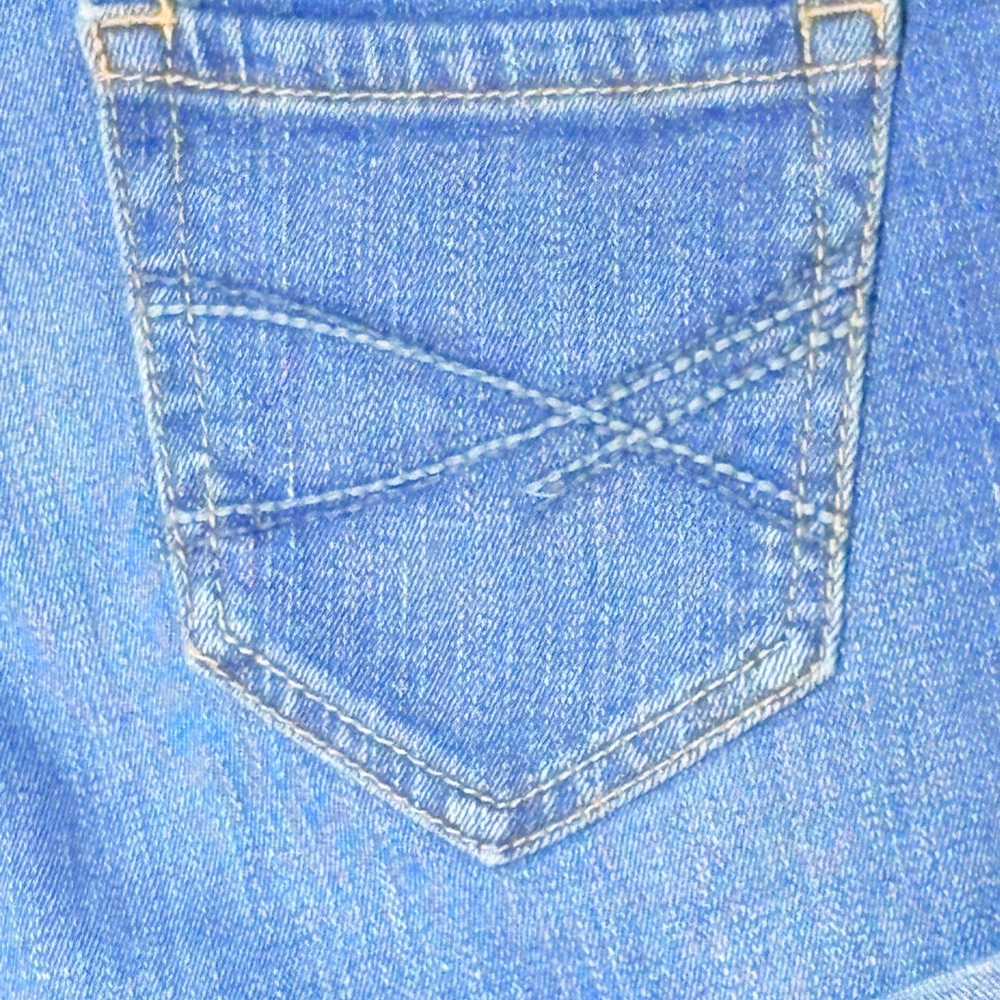 Blue Denim Fabric with Stitching - Picture 6 of 9